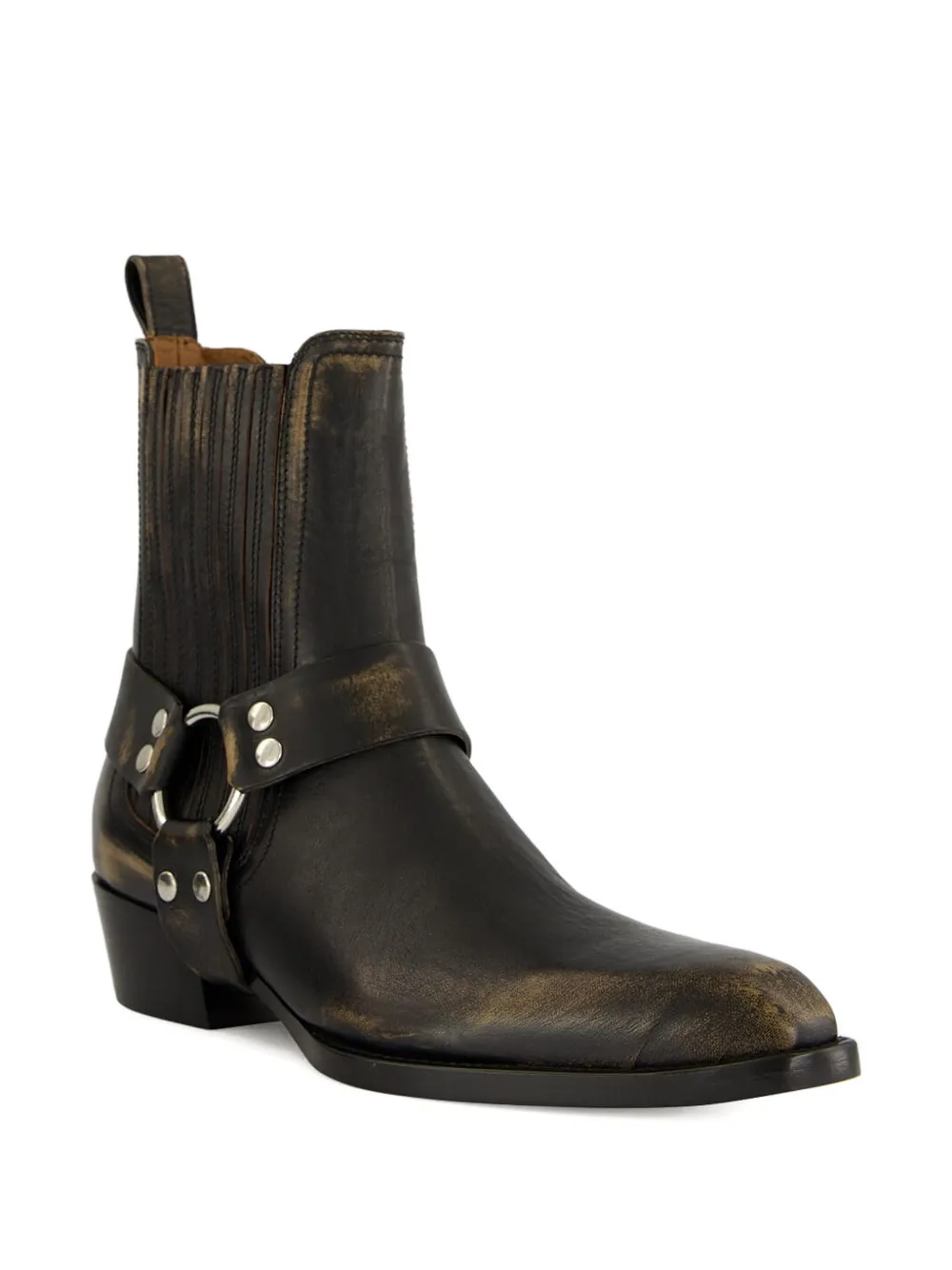 Paris Texas 35mm Helena Strap-detail Ankle Boot In Black