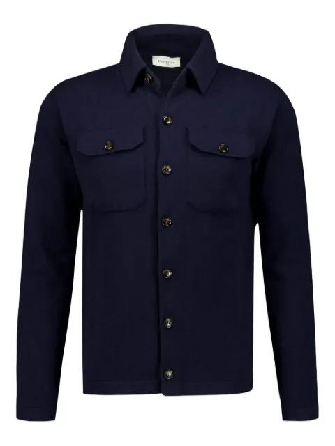 Piacenza Cashmere button-up pocket shirt