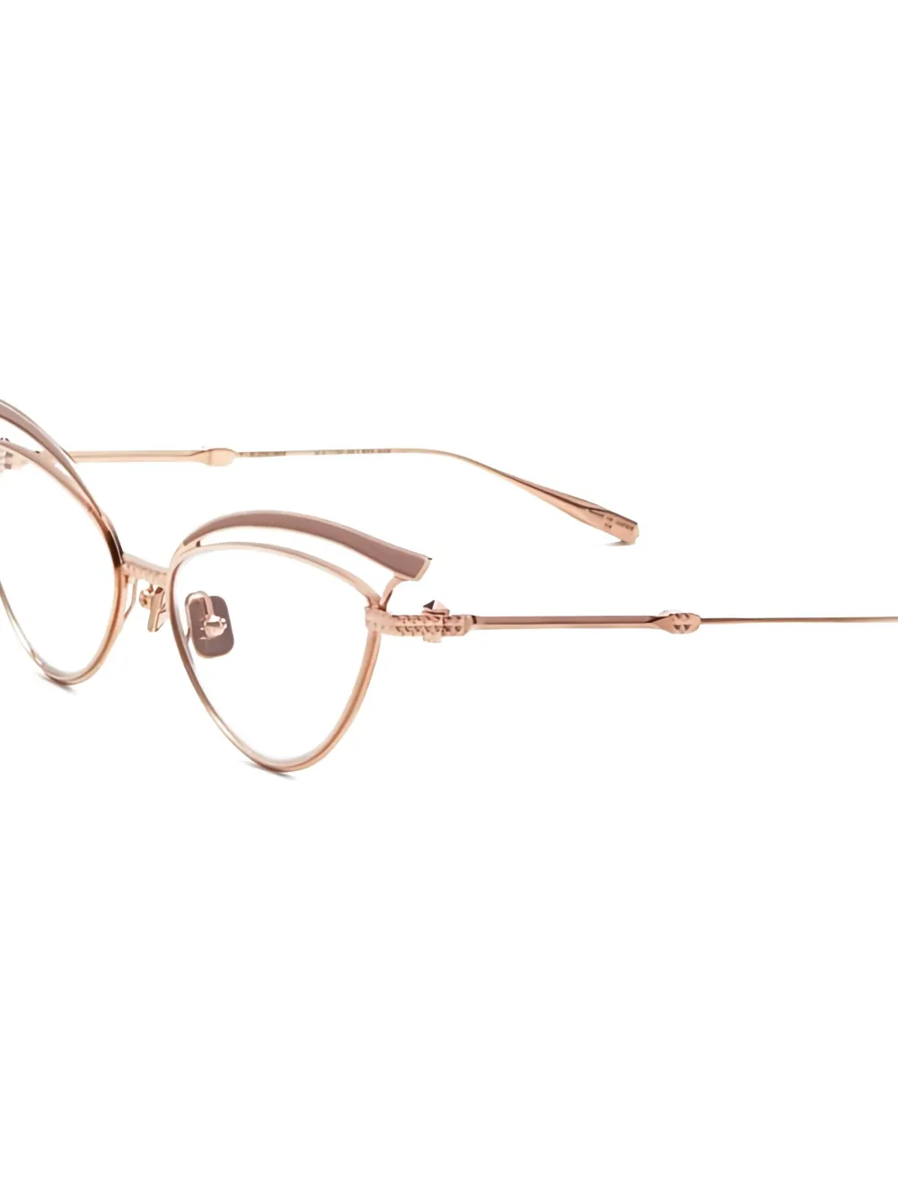 VALENTINO GARAVANI EYEWEAR Bril met cat-eye montuur Roze