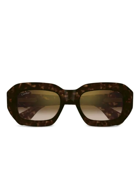 Cartier Eyewear geometric-frame sunglasses