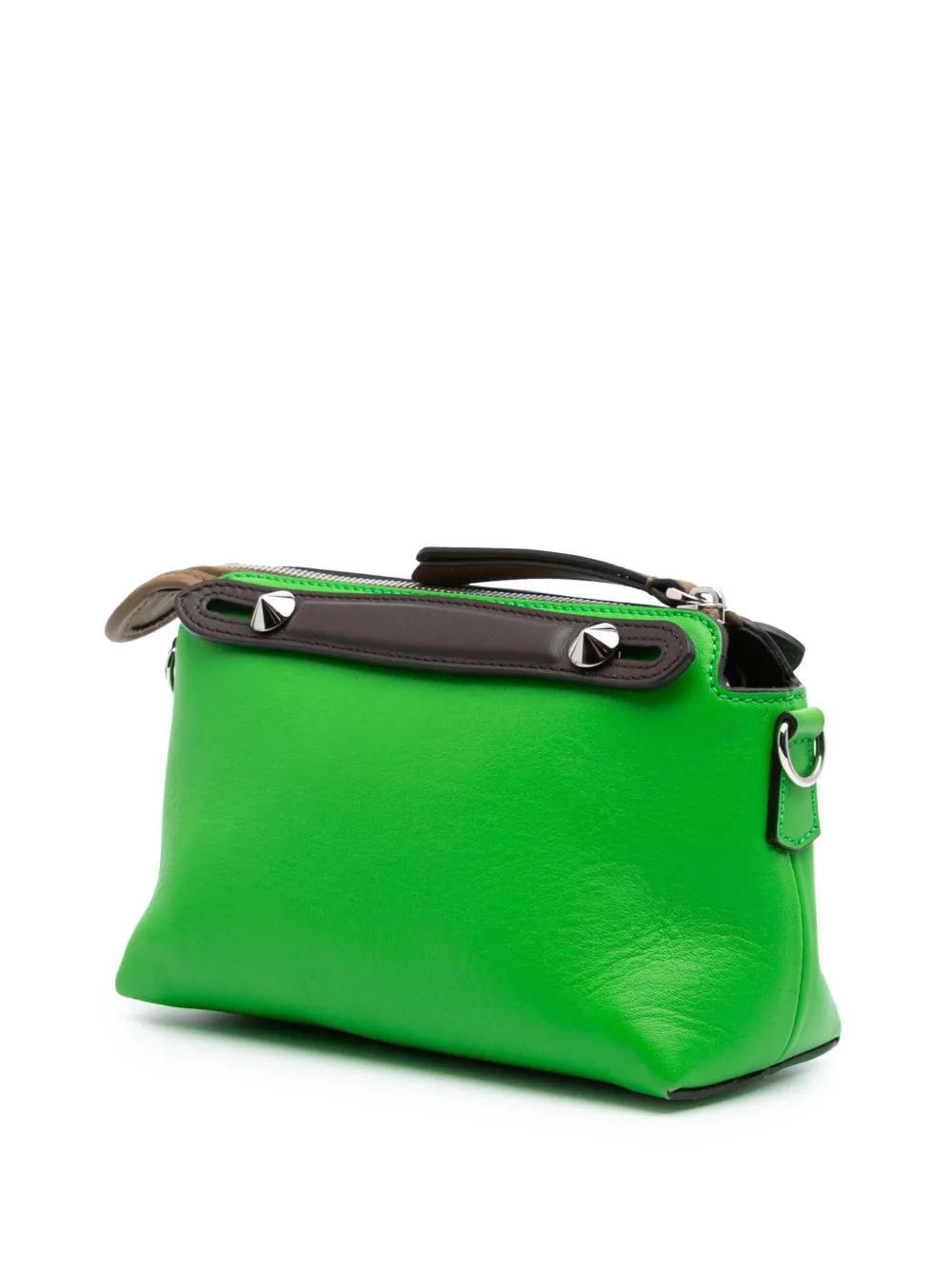 Pre-owned Fendi 2010-2024 Mini Tricolor Leather By The Way Satchel