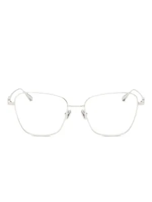 Cartier Eyewear サントス ドゥ カルティエ 眼鏡フレーム | シルバー