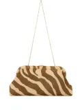 Jimmy Choo mini Skylar shouder-chain clutch bag - Brown