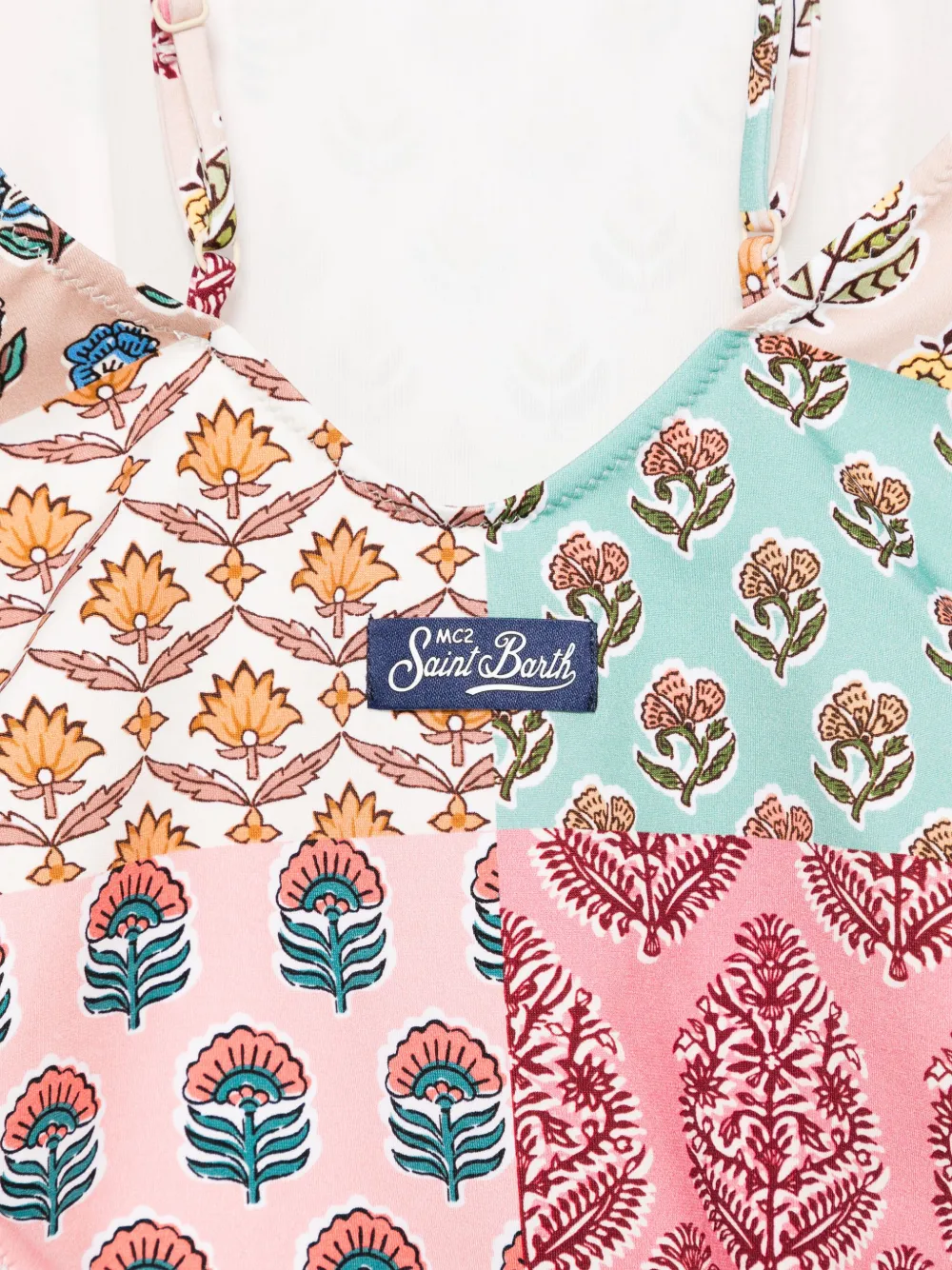 MC2 Saint Barth Kids Badpak met bloemenprint Roze