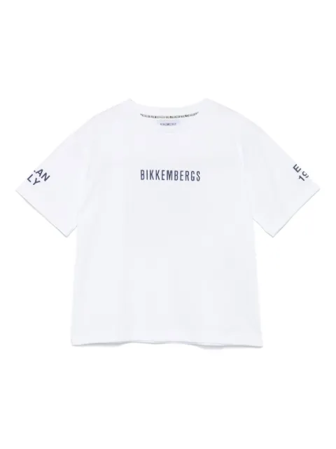 BIKKEMBERGS KIDS playera con logo estampado