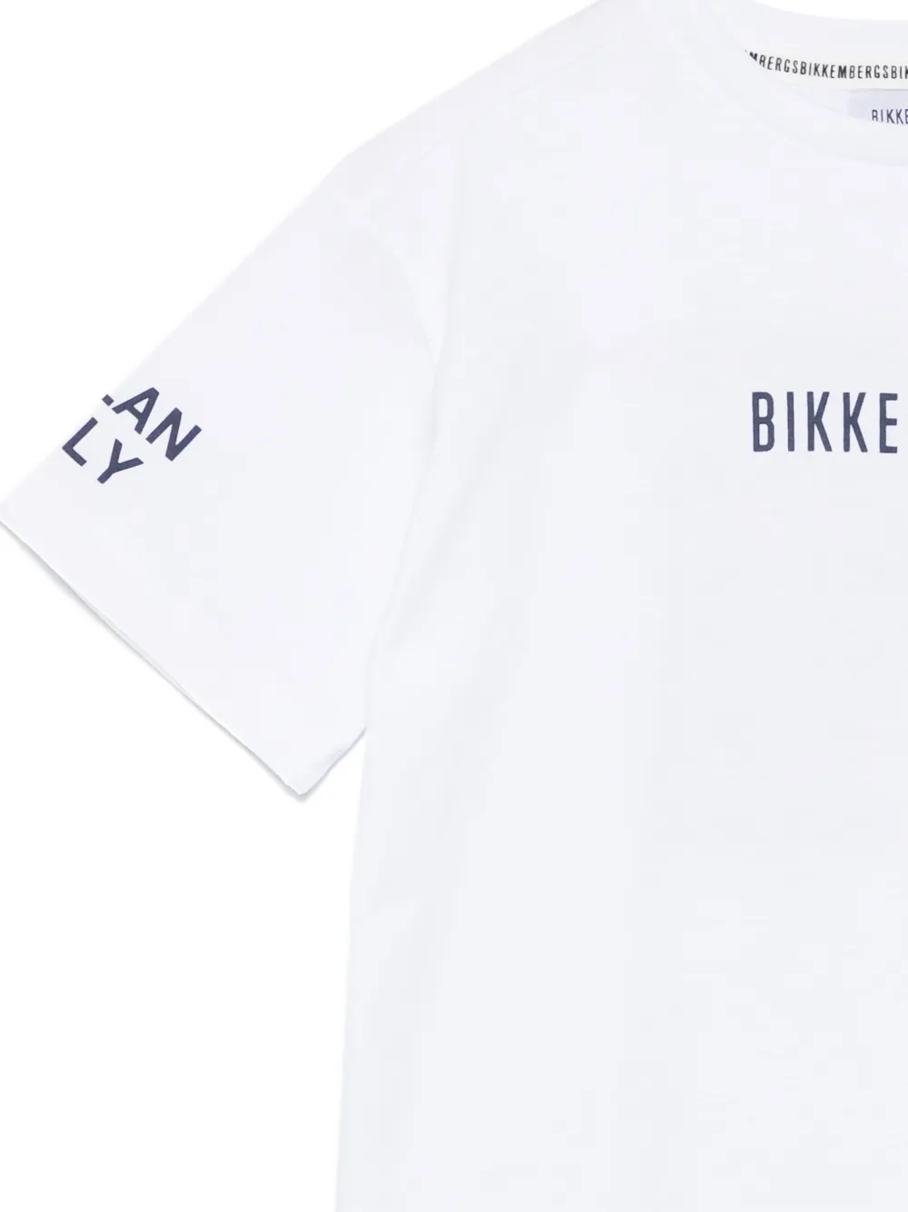 BIKKEMBERGS KIDS T-shirt met logoprint Wit