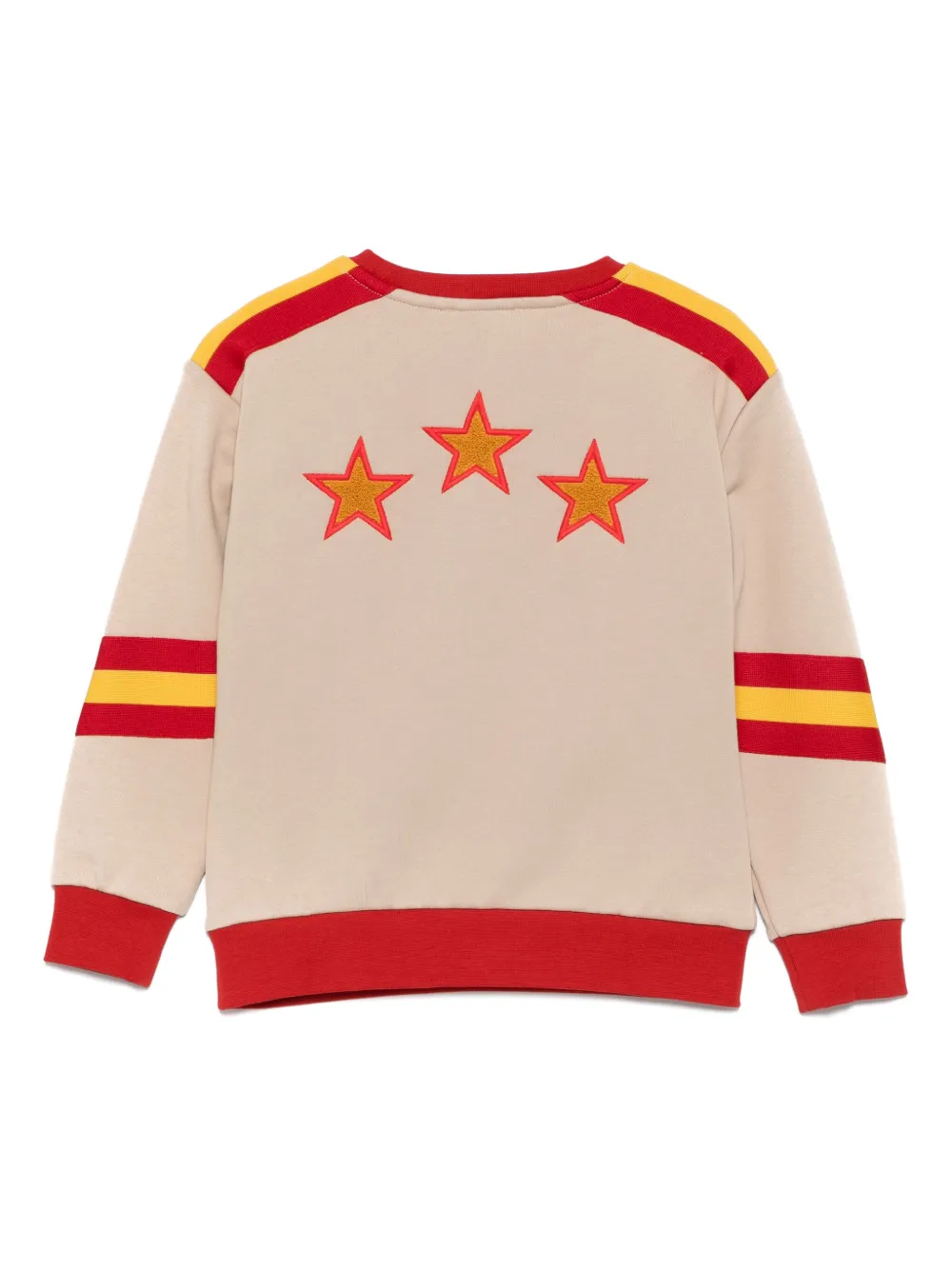 BIKKEMBERGS KIDS Sweater met logopatch Beige