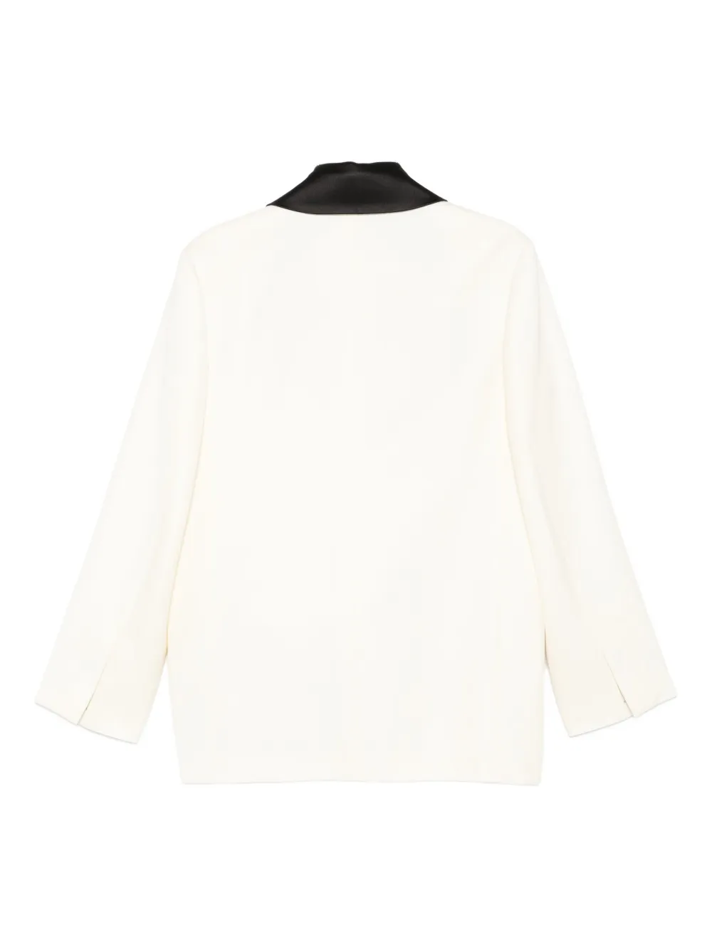 Jil Sander Blazer met enkele rij knopen Beige