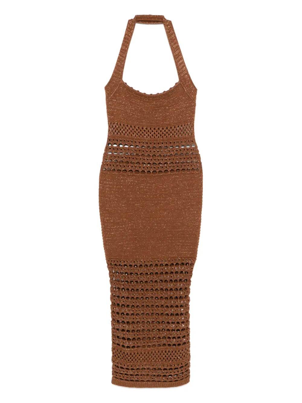 Retrofete knitted mini dess | Brown | Image 1