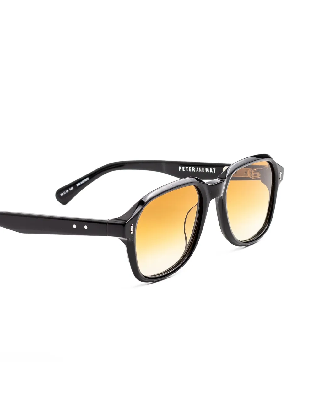 Peter & May Walk square-frame sunglasses Zwart