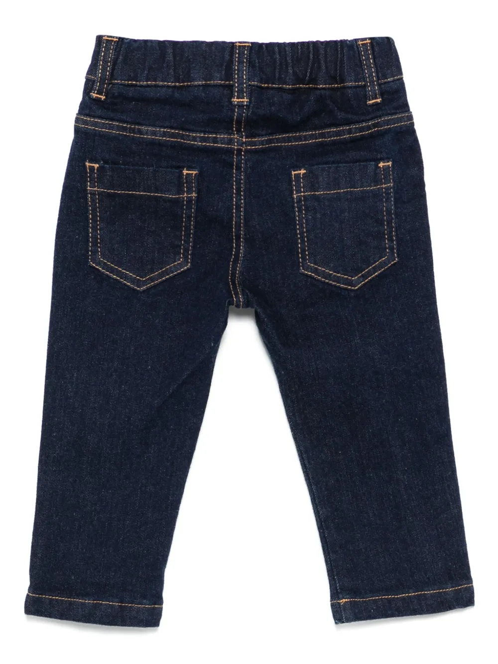 BIKKEMBERGS KIDS Jeans met contrasterend stiksel Blauw