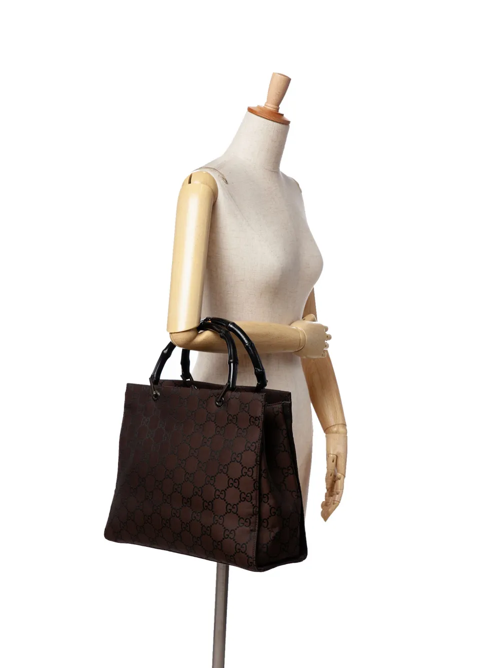 Gucci Pre-Owned 2000-2015 GG Canvas Bamboo handbag | Pre-Owned | Image 2