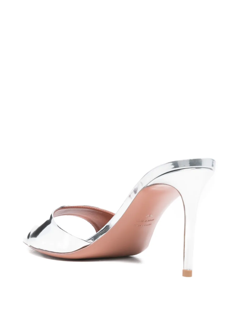Aldo Castagna 80 mm Alixia muiltjes met hak Zilver