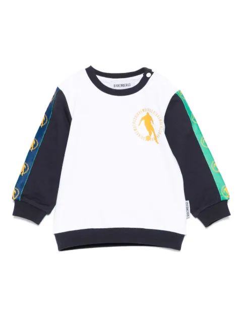 BIKKEMBERGS KIDS sudadera con logo estampado