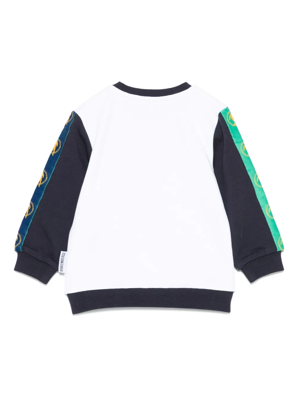 BIKKEMBERGS KIDS Sweater met logoprint Wit
