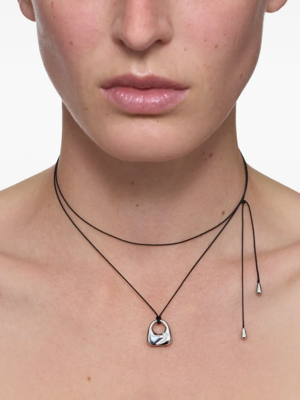  Maria Black Weekender Flash Necklace - Silver 