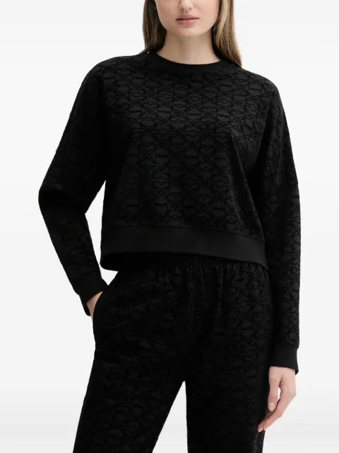 HUGO Lokky embossed-pattern top