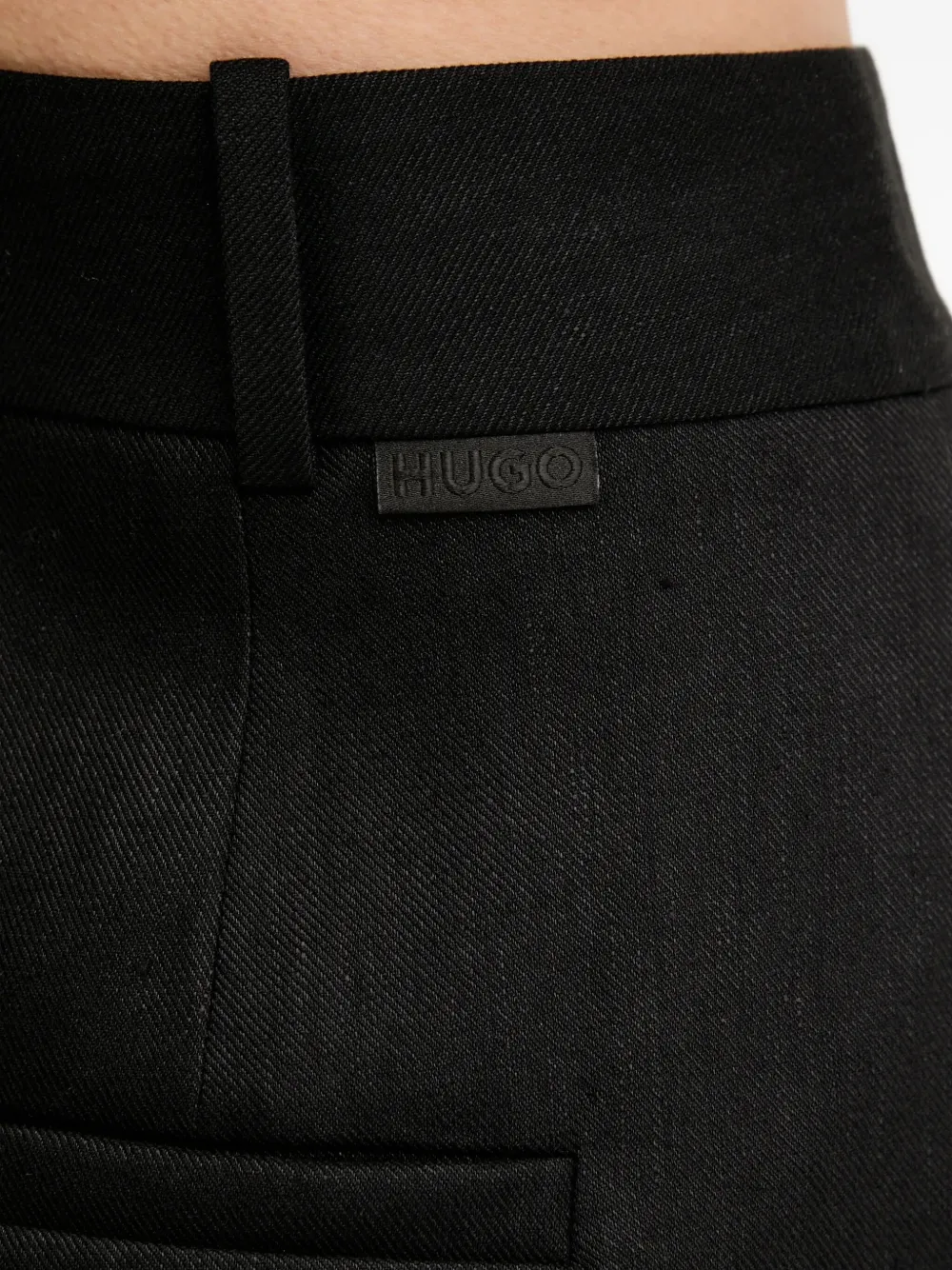 HUGO pleat-detail high-waisted shorts | Tailored Shorts | Image 2