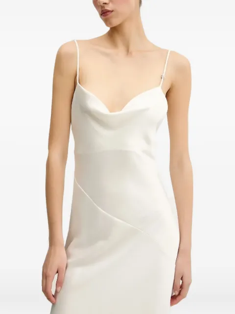 HUGO Maxikleid mit drapiertem Ausschnitt