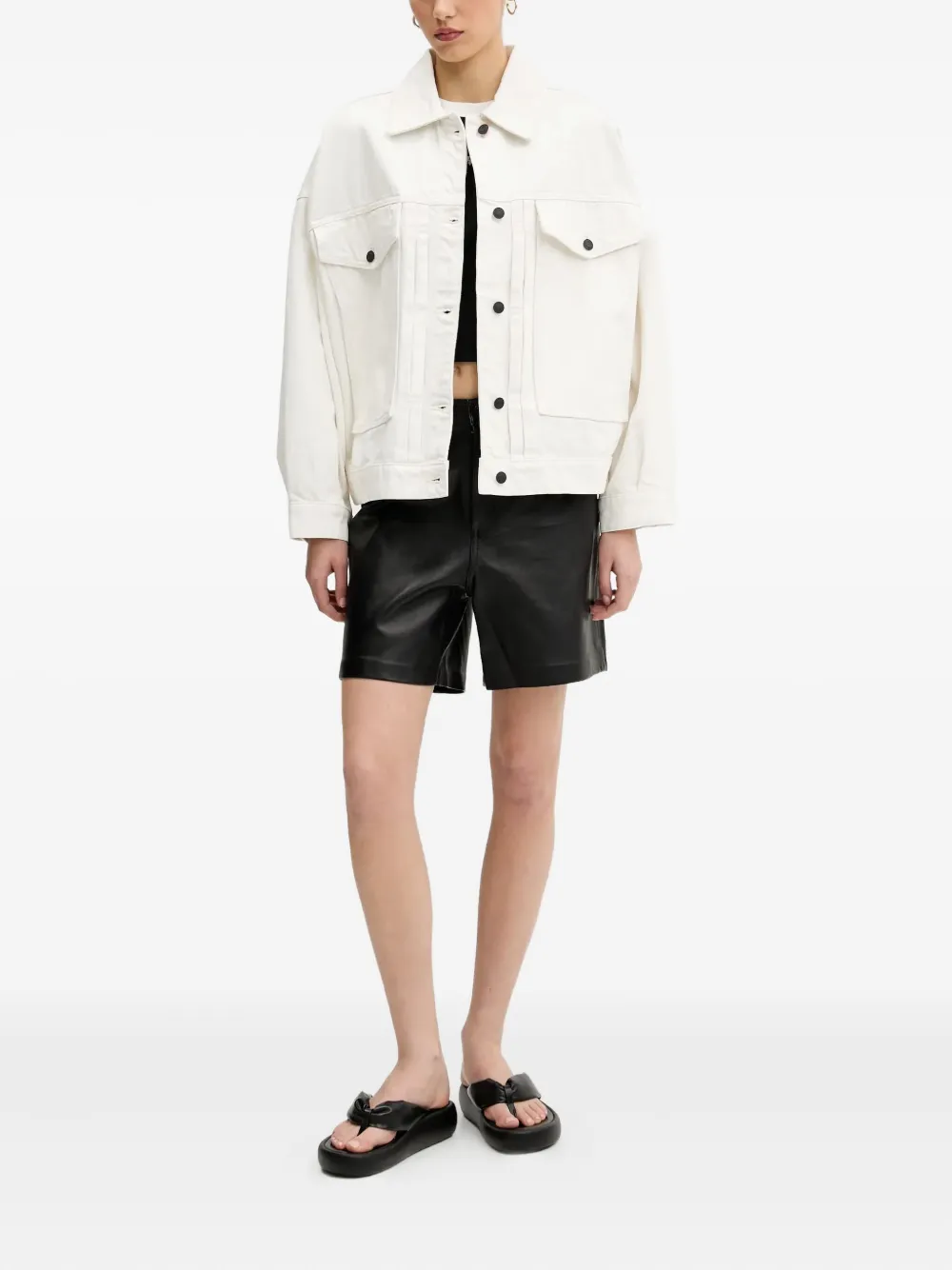 HUGO Denim jack Wit