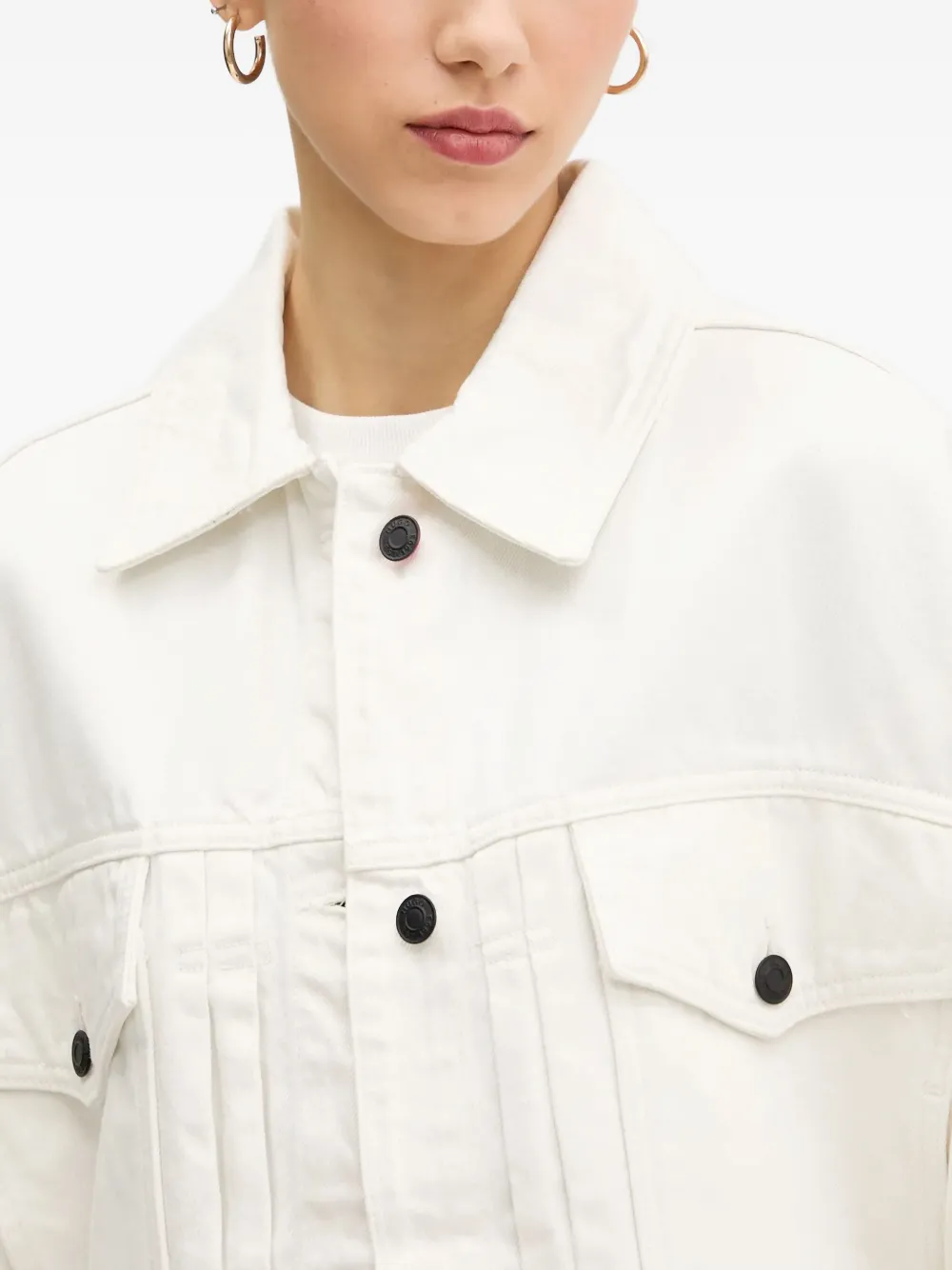 HUGO Denim jack Wit