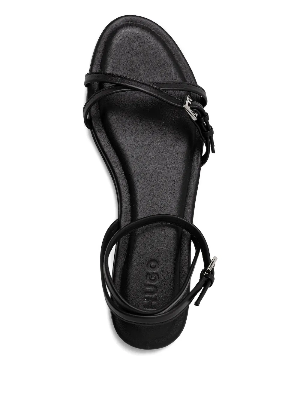 HUGO buckle-details sandals Black