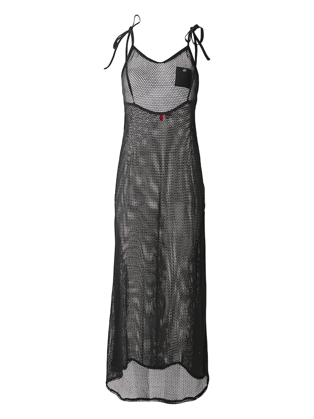 HUGO robe longue à dos nu | noir | Image 1
