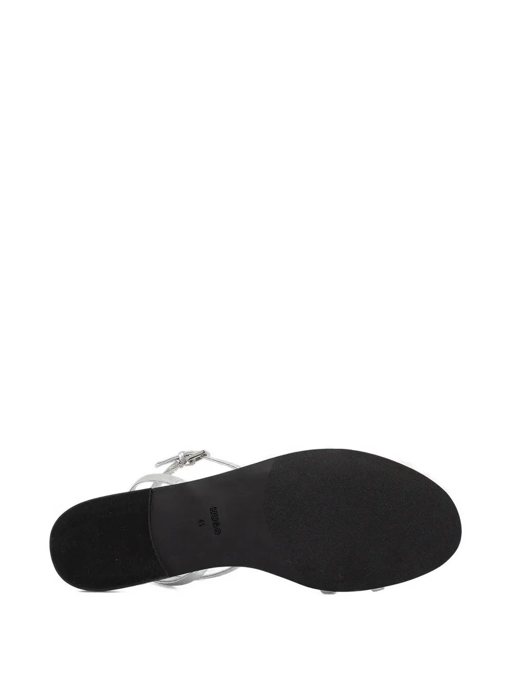 HUGO buckle-detail sandals Grey