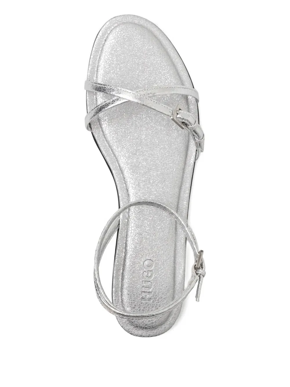 HUGO buckle-detail sandals Grey