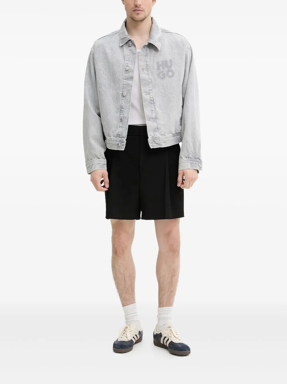 HUGO logo-embellished denim jacket | Denim Jackets | Image 2