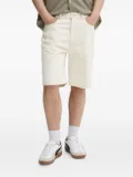 HUGO logo-patch denim shorts - Neutrals