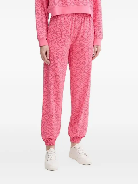 HUGO logo-print cuffed joggers 