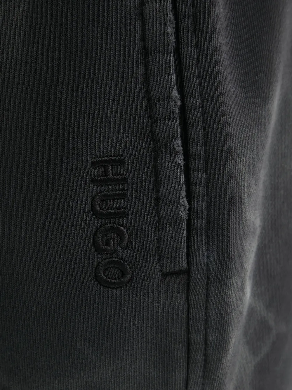 HUGO Trainingsbroek met tie-dye print Zwart