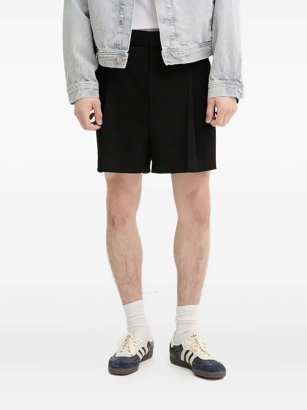 HUGO elastic-waistband shorts Zwart