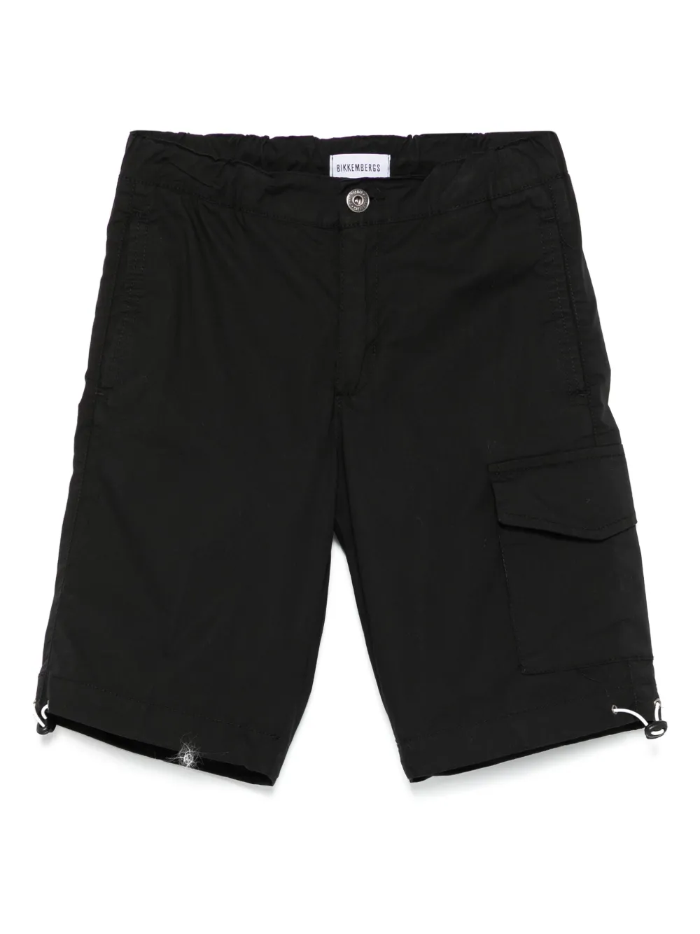 BIKKEMBERGS KIDS Shorts met logopatch Zwart