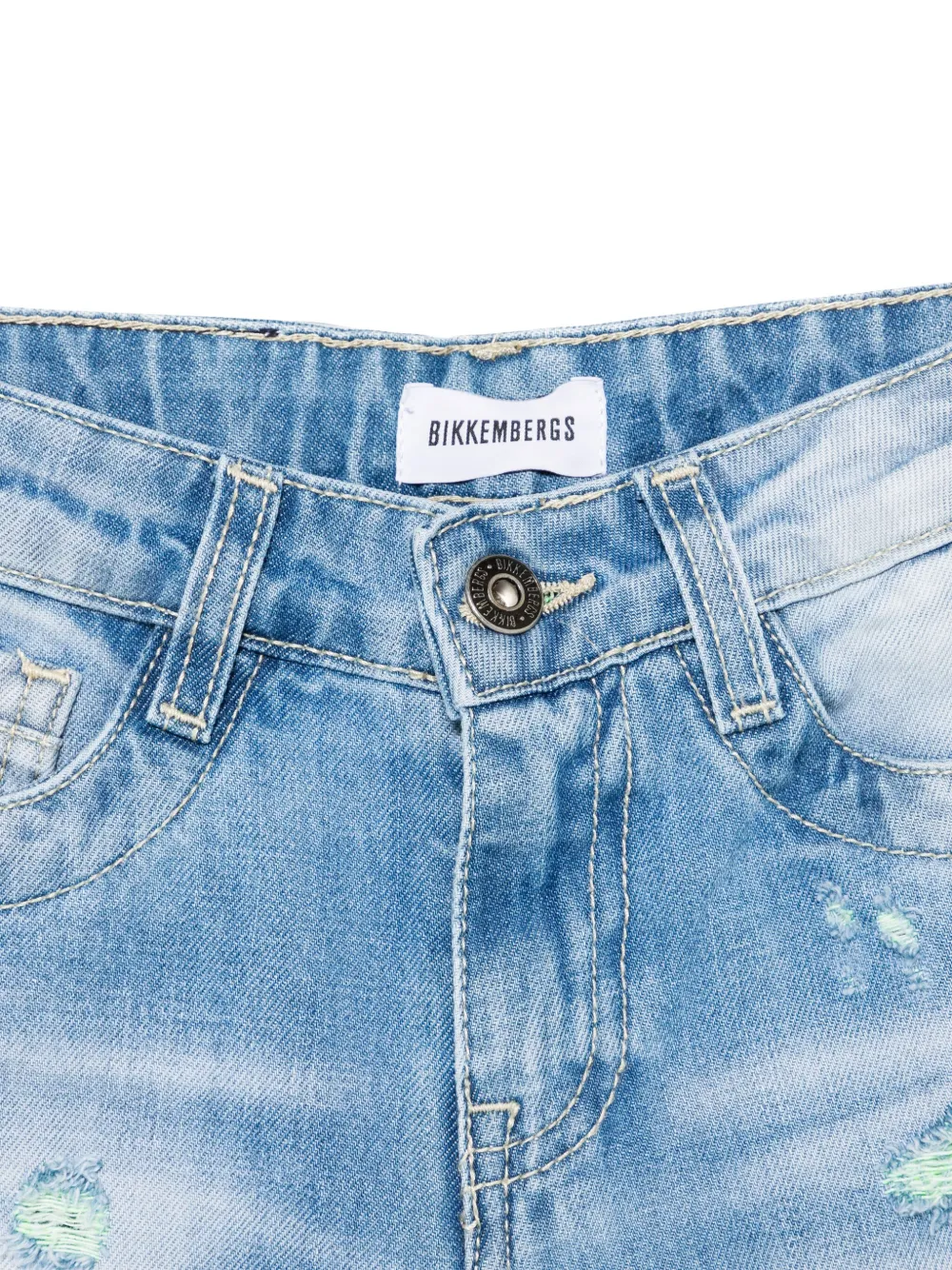 BIKKEMBERGS KIDS Spijkershorts Blauw