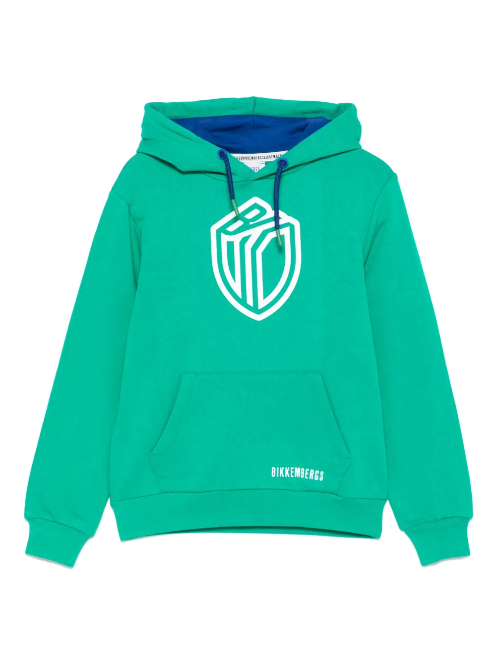 BIKKEMBERGS KIDS Hoodie met logoprint Groen