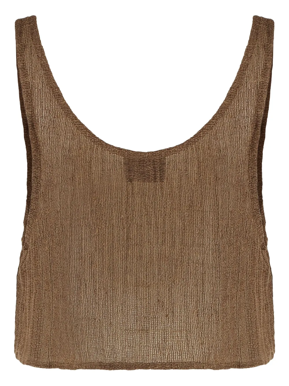 Le Kasha linen cropped top | Vests & Tank Tops | Image 2