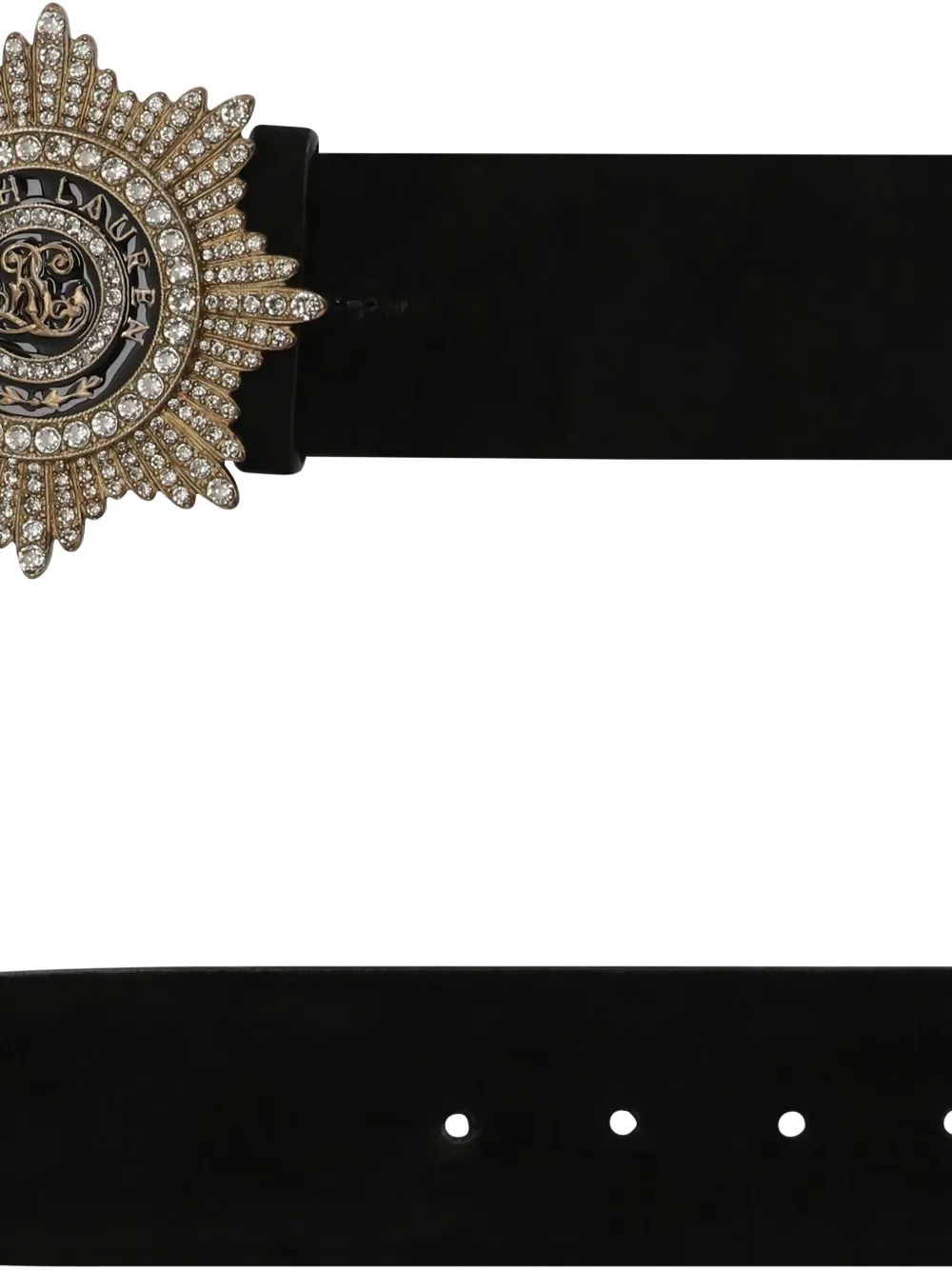 Polo Ralph Lauren star-buckle belt Zwart