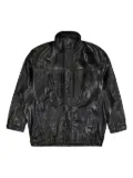 Doublet panelled leather jacket - Black