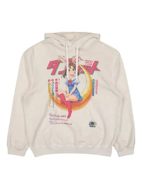Doublet sudadera con capucha y estampado Anime