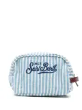 MC2 Saint Barth striped make-up bag - Blue