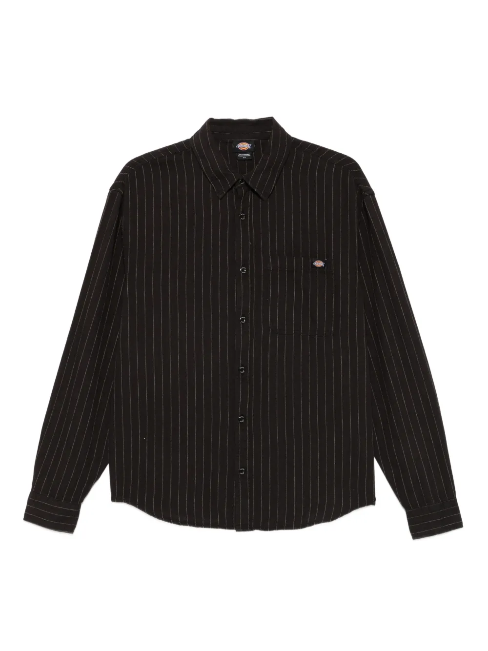 DICKIES ストライプ シャツ - ブラック DICKIES ストライプ シャツ - ブラック