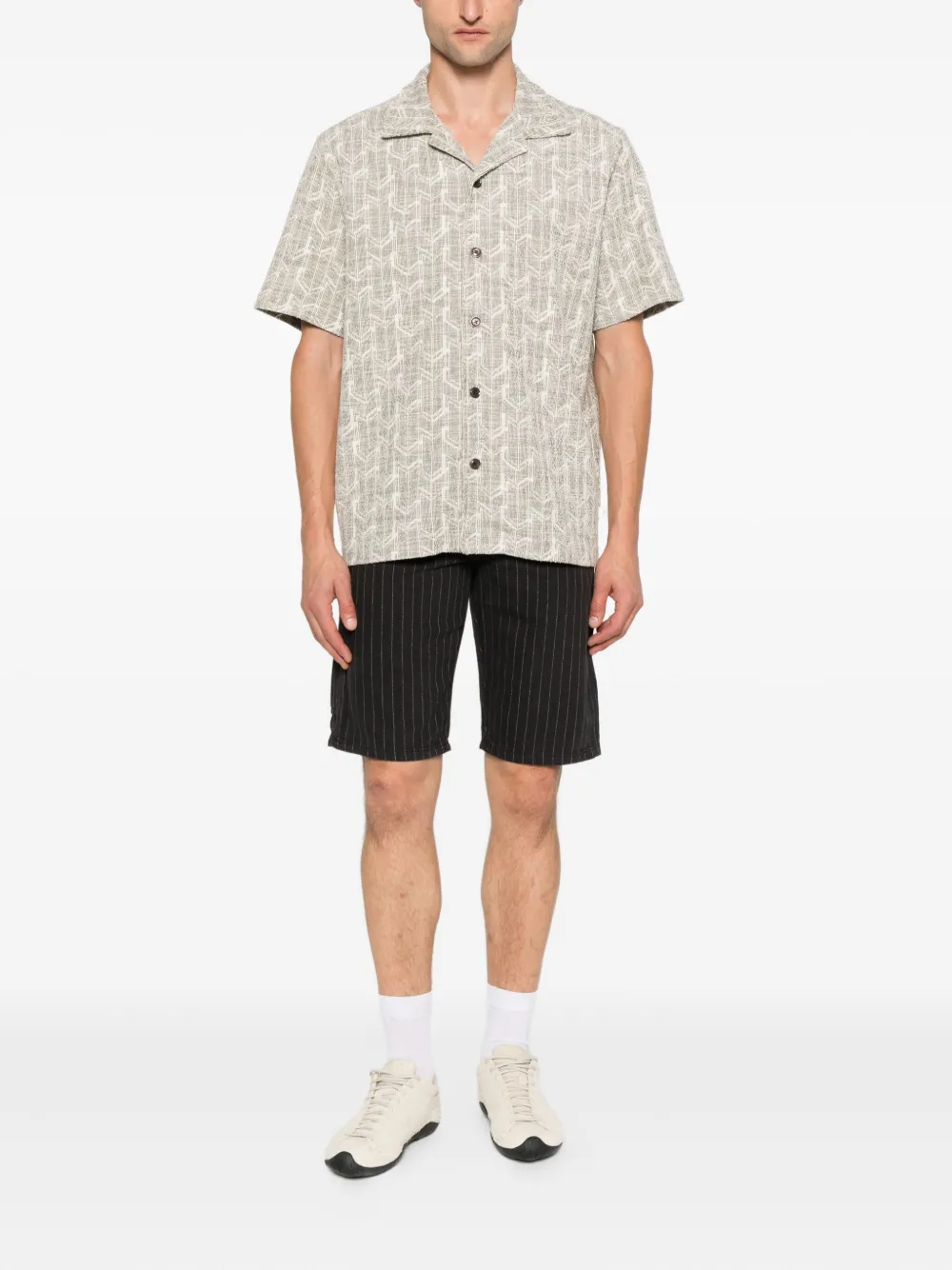 DICKIES Service Carpenter katoenen shorts met krijtstreep Zwart