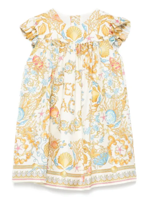 Versace Kids Barocco print dress