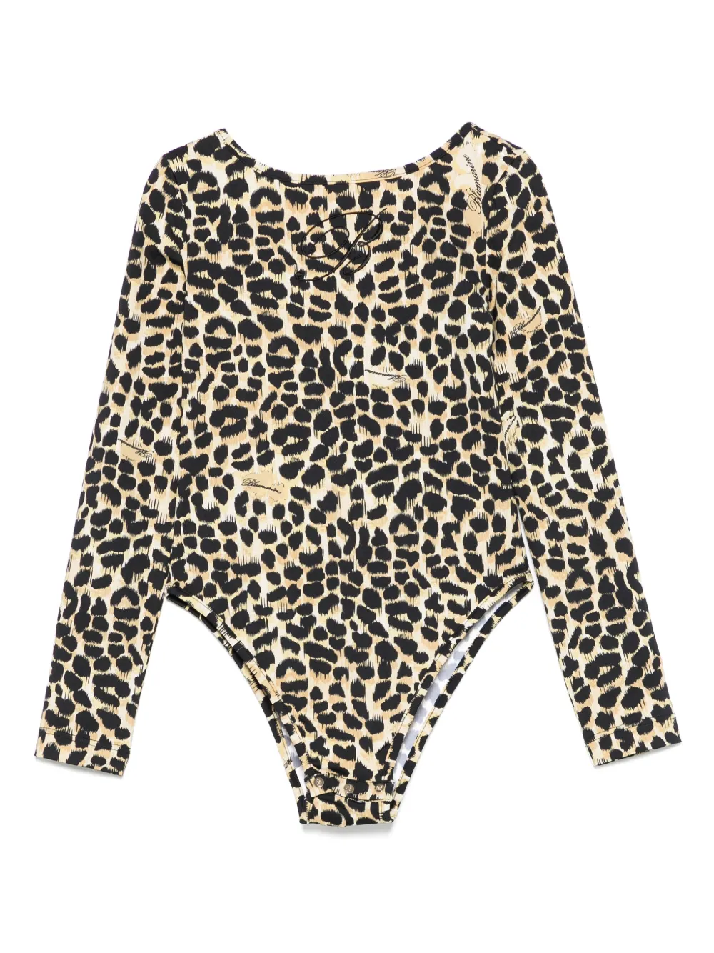 Miss Blumarine animal-print bodysuit | Neutrals | Image 1
