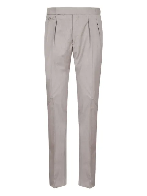 Tagliatore wool tapered trousers