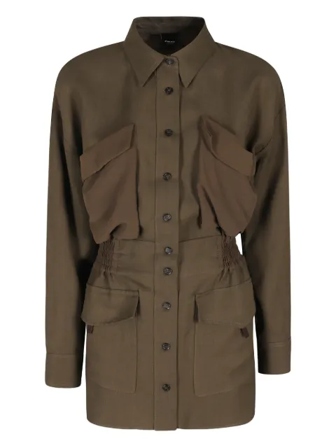 PINKO pocket-detailed button-front jacket