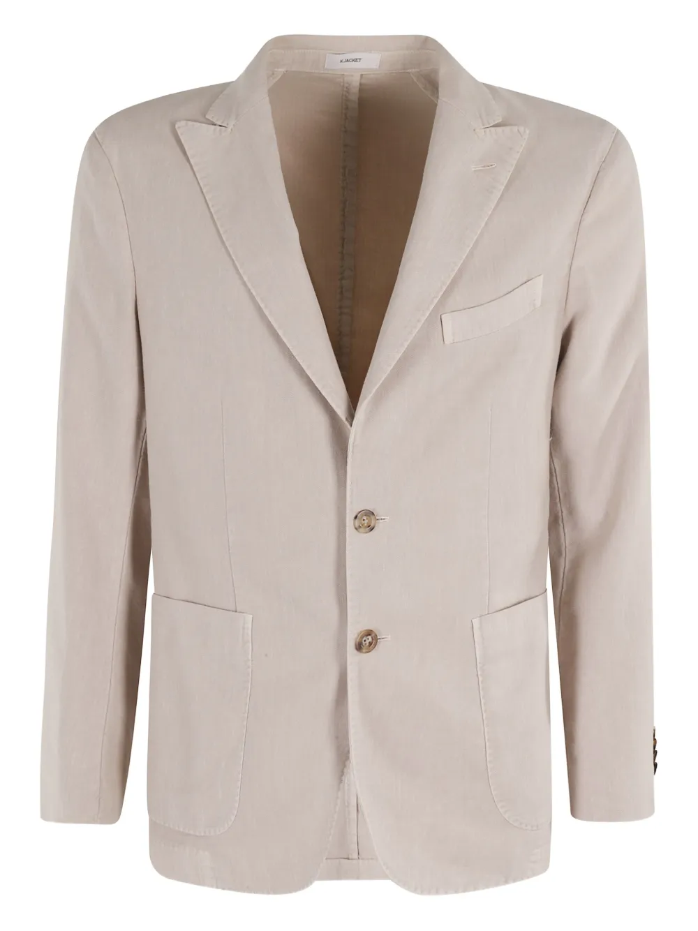 Boglioli single-breasted linen blend blazer | Neutrals | Image 1