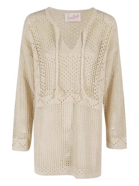 MC2 Saint Barth Alicia crochet-knit dress